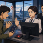 panic at the airport gate