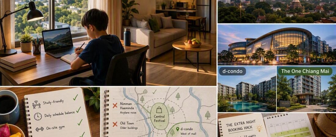 How We Found the Perfect One-Month Airbnb in Chiang Mai (With Homeschooling Kids!)